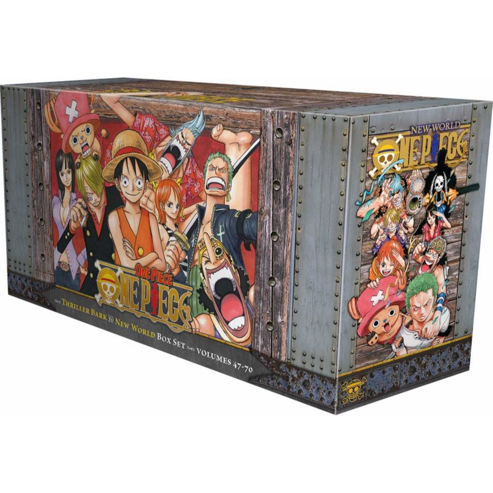 One Piece Box Set 3: Thriller Bark to New World: Volumes 47-70 with Premium Mini-Comic