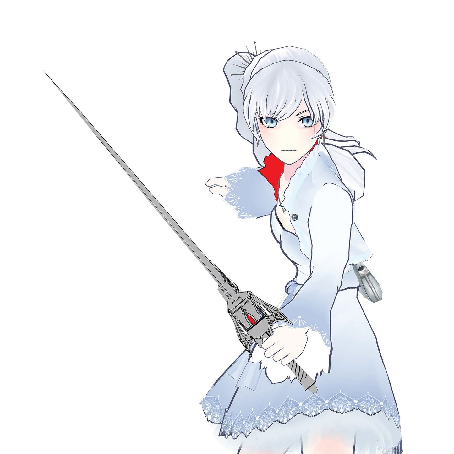 RWBY Weiss Schnee Cardboard Cutout Standee