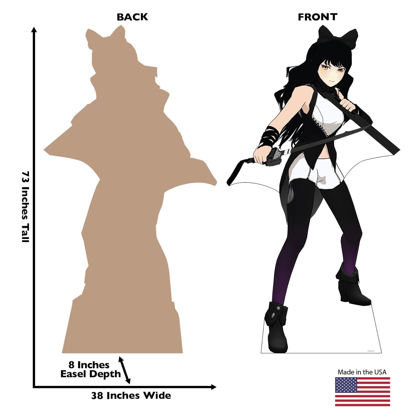 RWBY Blake Belladonna Cardboard Cutout Standee