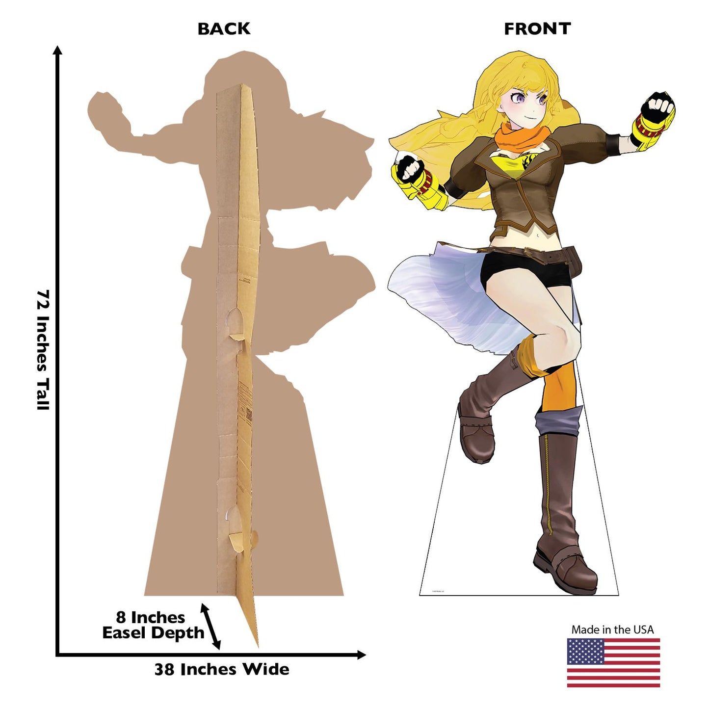 RWBY Yang Xiao Long Cardboard Cutout Standee