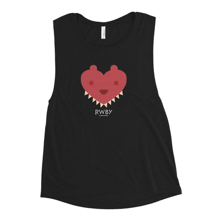 RWBY Ruby Women's Tank Top Black Heather