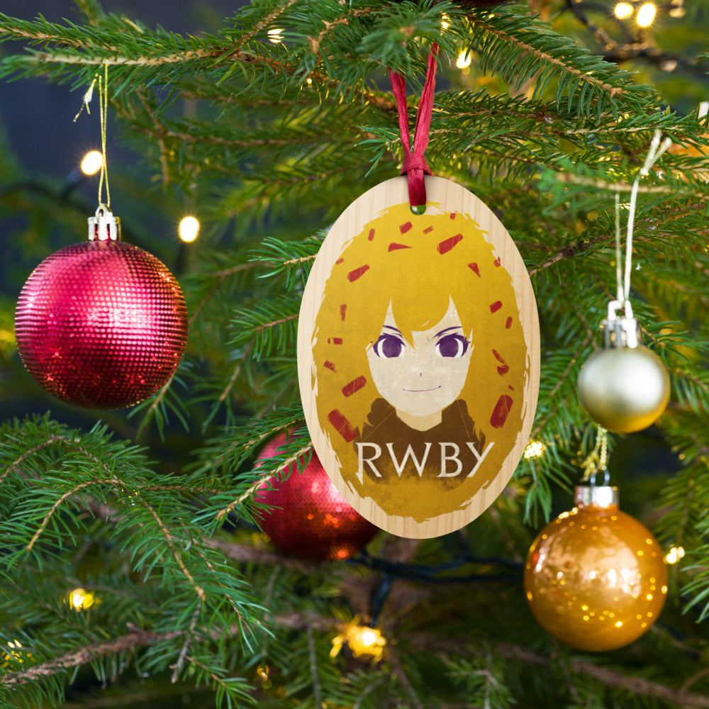 RWBY Yang Xiao Long Wooden Holiday Ornament