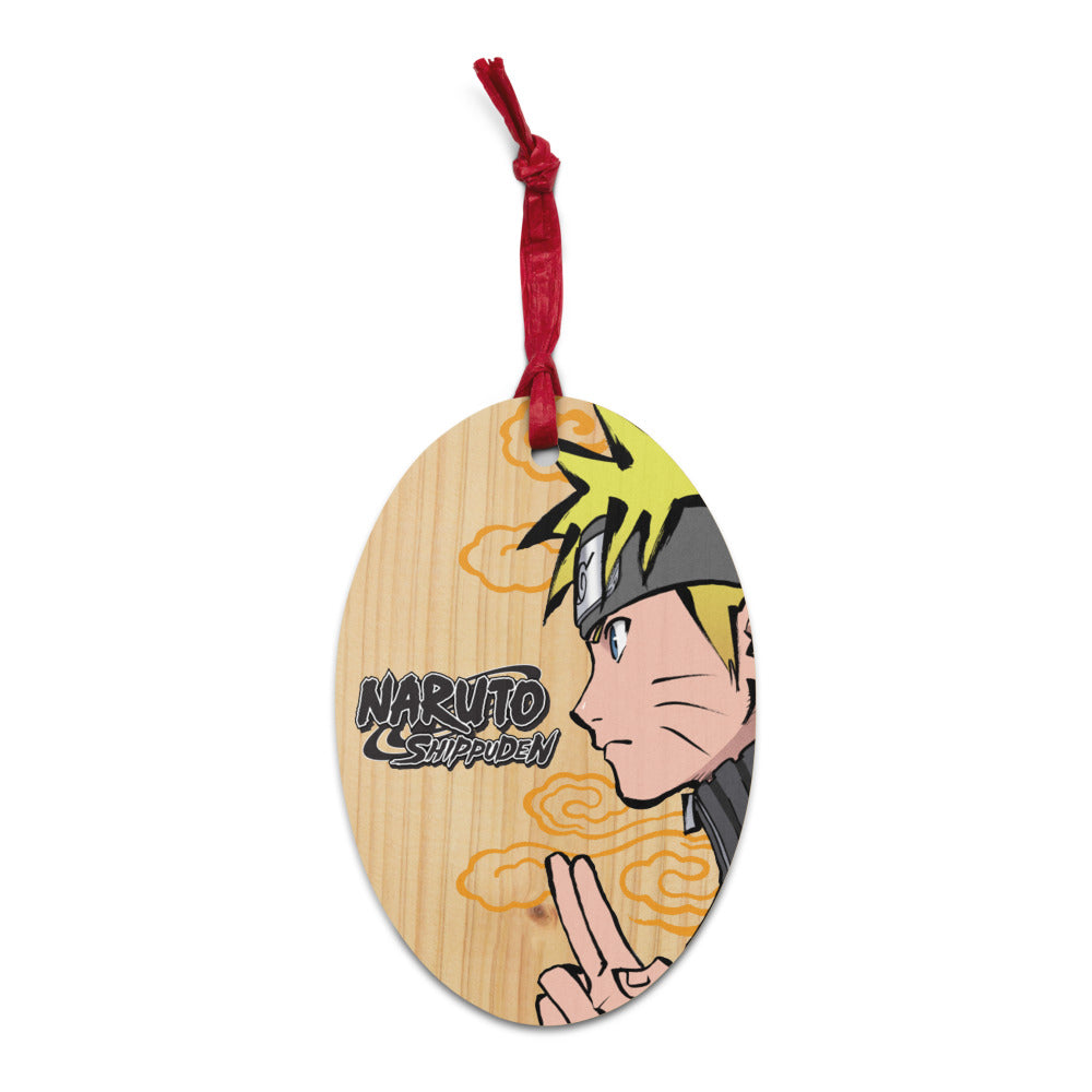 Naruto Shippuden Wooden Holiday Ornament Wood