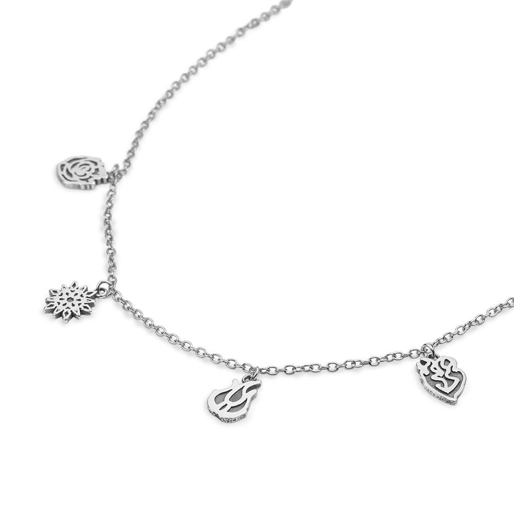 RWBY Friendship necklace option 2 (all 4 charms + charm necklace)-2