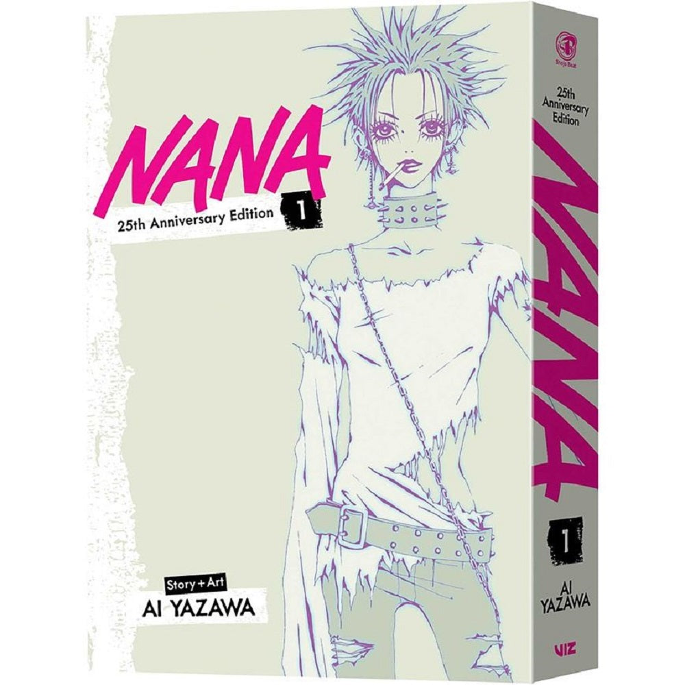 Interior manga panel page spread from Nana Vol. 1 showing character dialogue and artwork