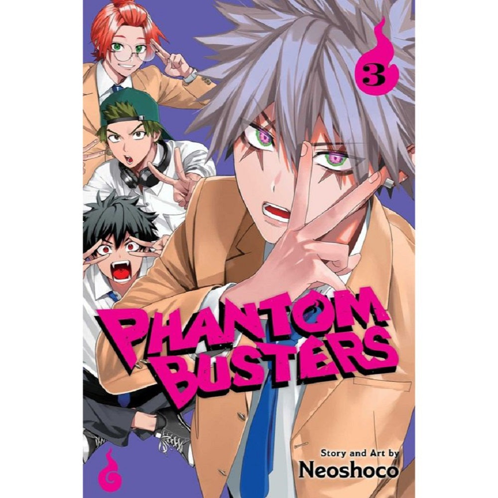 Back cover of Phantom Busters Vol 3 showing publisher details and barcode