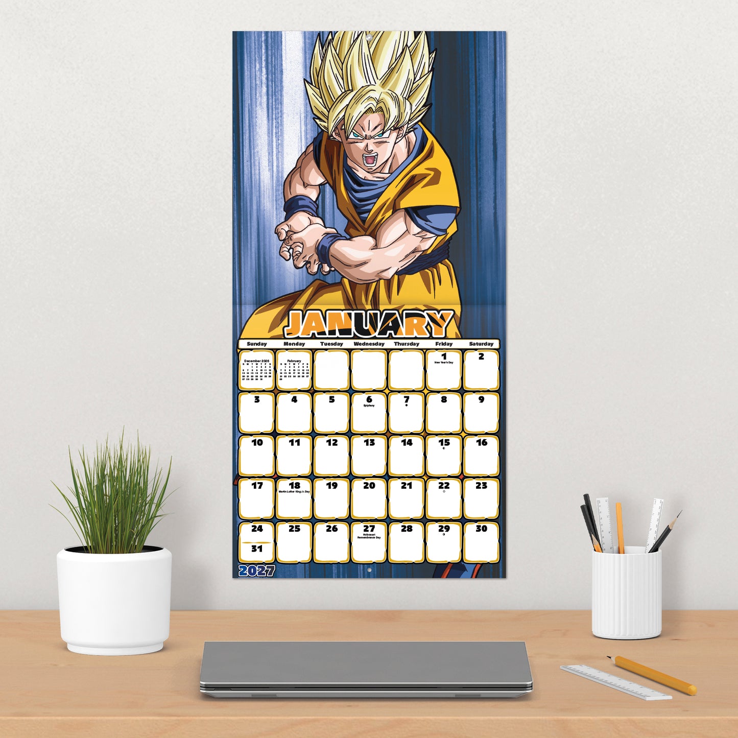 Dragon Ball Z 2027 Wall Calendar-3