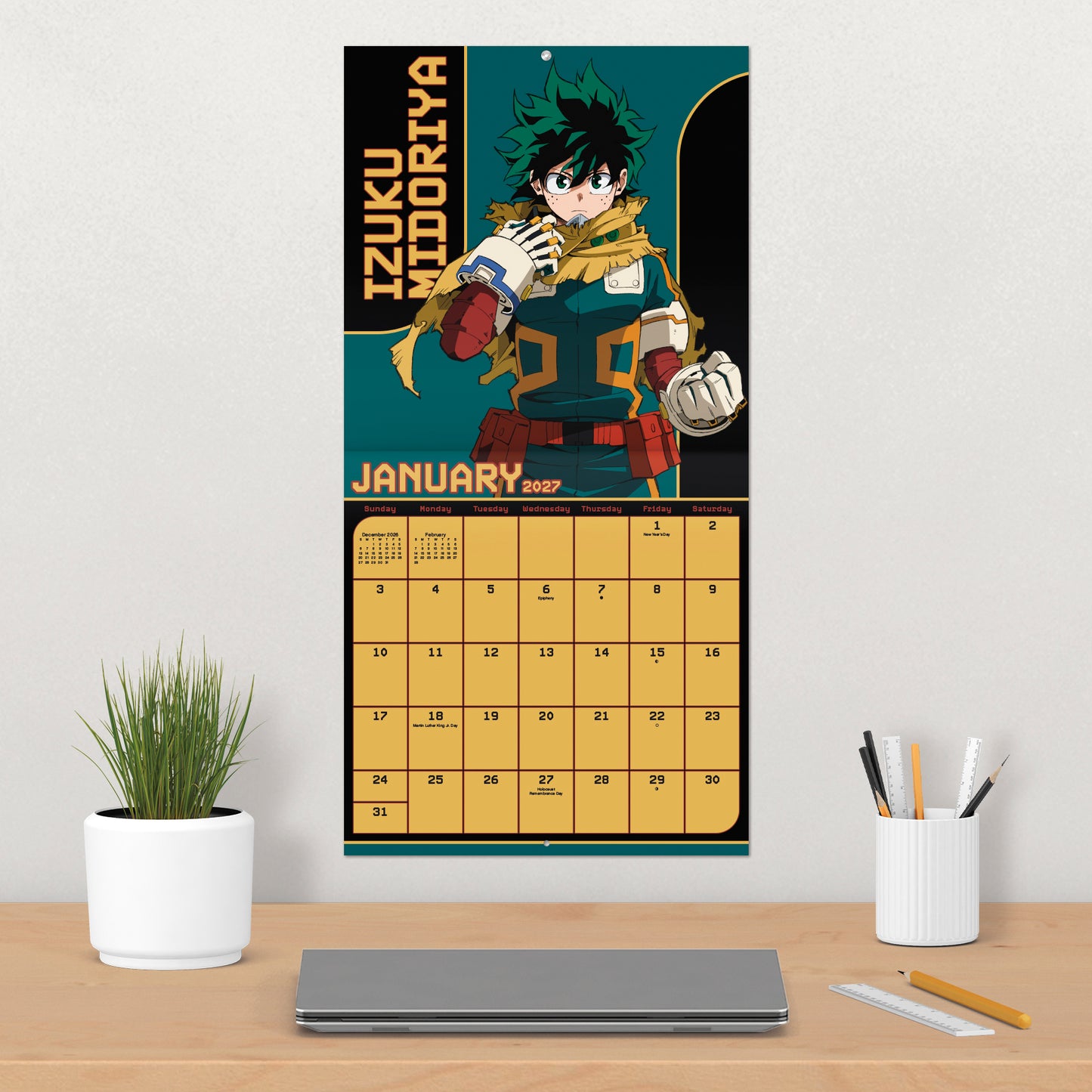 My Hero Academia 2027 Wall Calendar-3