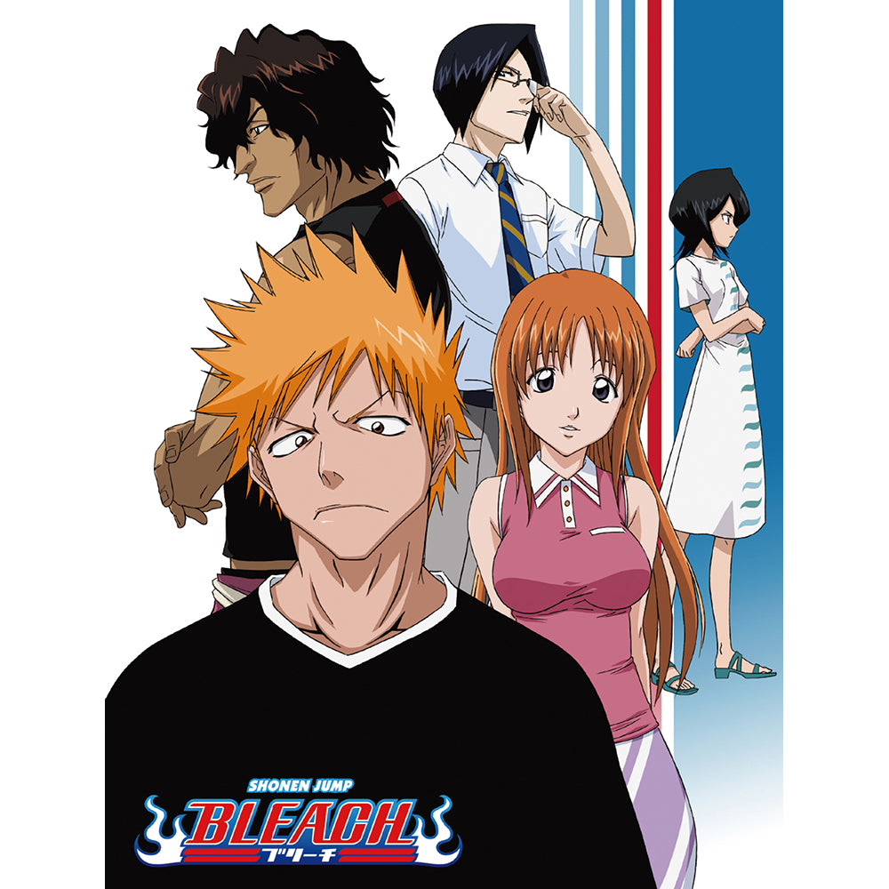 BLEACH Ichigo & Friends Casual Wear Sublimation Throw Blanket