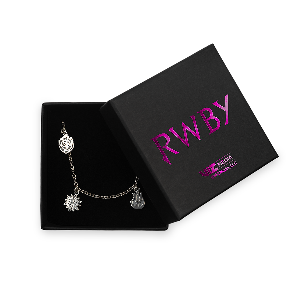 RWBY Friendship Charm Necklace with 4 Charms