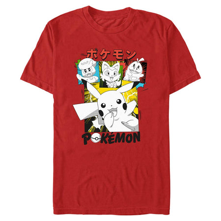 Pokémon Paldea Adventures Starts T-Shirt Red