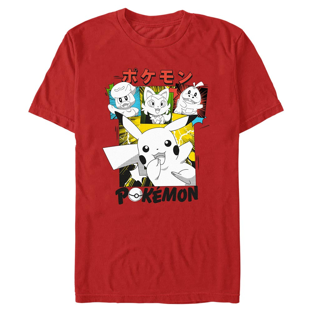 Pokémon Paldea Adventures Starts T-Shirt Red