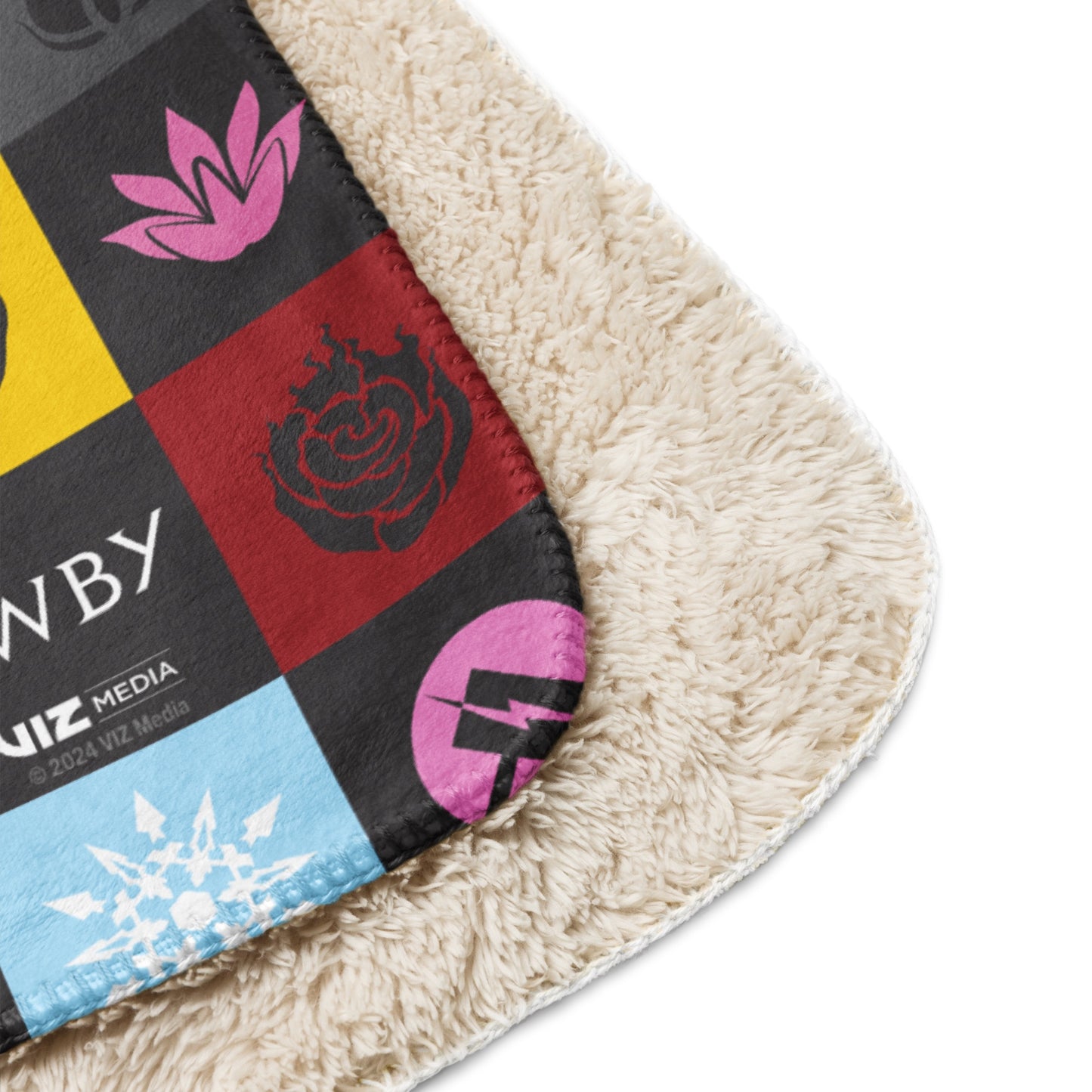 RWBY and JNPR Pattern Sherpa Blanket