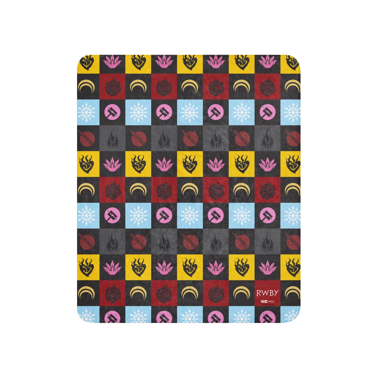 RWBY and JNPR Pattern Sherpa Blanket