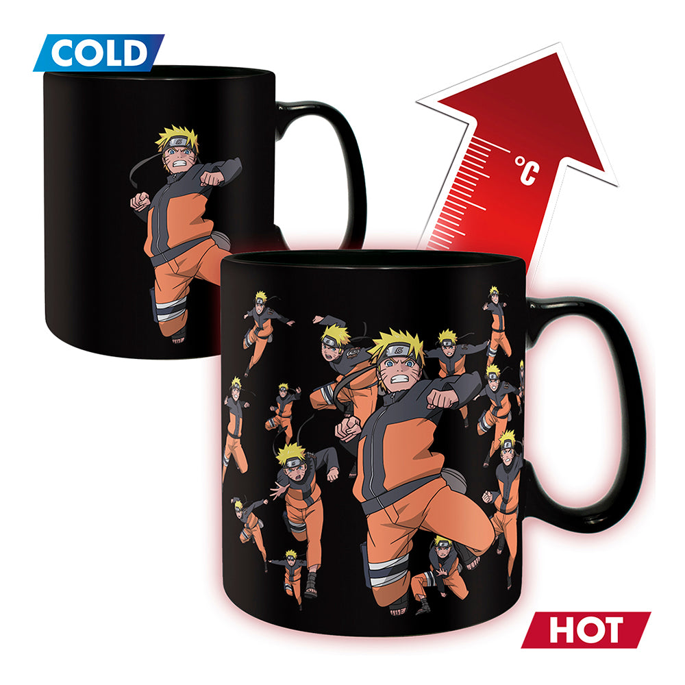 Naruto Shippuden Clone Jutsu Magic Mug and Coaster Gift Set