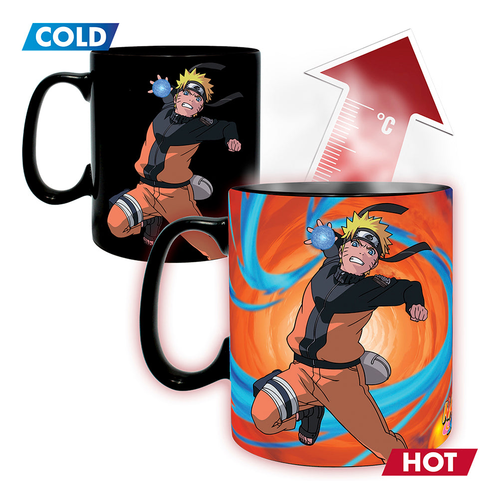 Naruto Shippuden Naruto and Sasuke Magic Mug and Coaster Gift Set