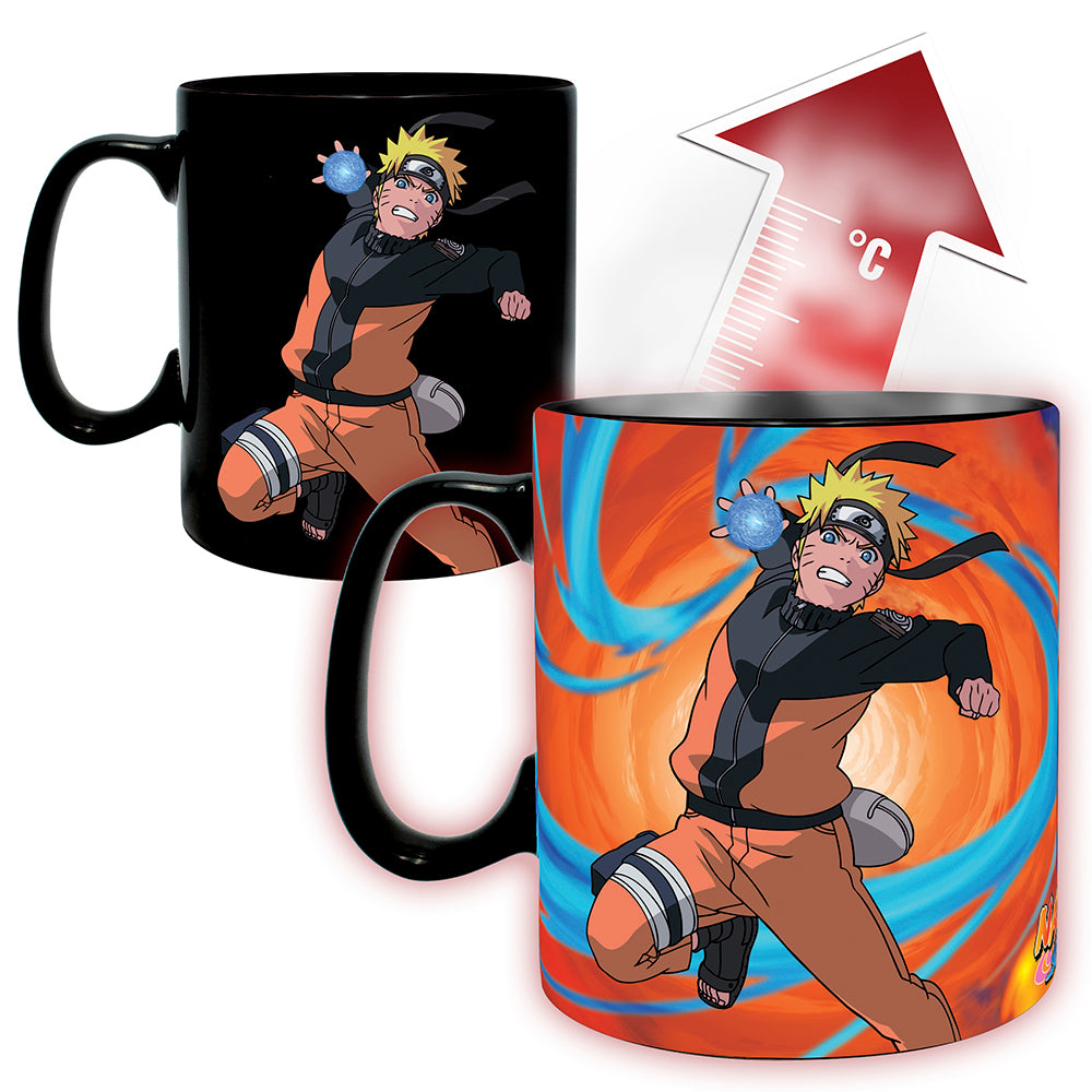 Naruto Shippuden Naruto and Sasuke Magic Mug and Coaster Gift Set