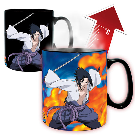 Naruto Shippuden Naruto and Sasuke Magic Mug and Coaster Gift Set