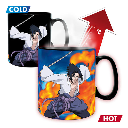 Naruto Shippuden Naruto and Sasuke Magic Mug and Coaster Gift Set