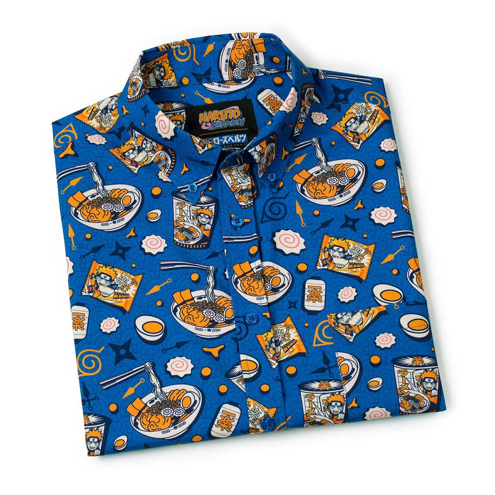 naruto dress shirt Vintage Naruto Shippuden All Over Print Button Down Shirt Men's Size L