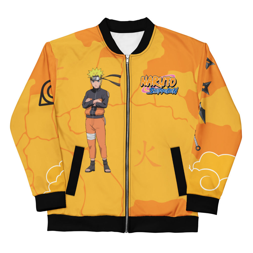 Naruto Shippuden Bomber Jacket White