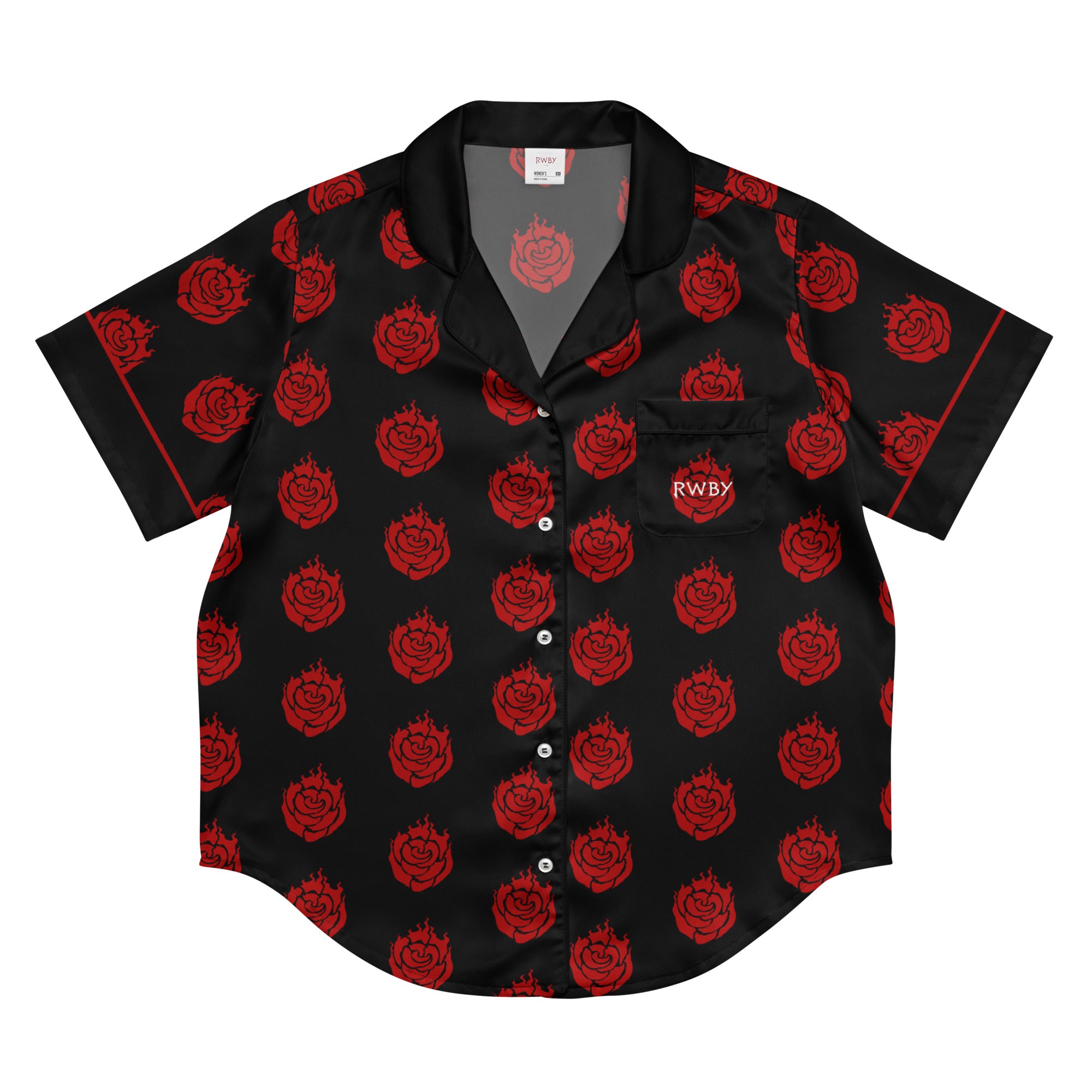RWBY Short Sleeve Pajama Top Ruby Rose
