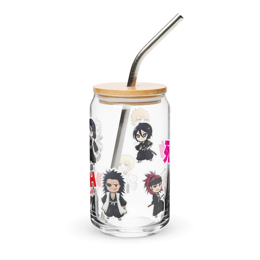 BLEACH: Thousand-Year Blood War Soul Reaper Chibi Can Shaped Glass