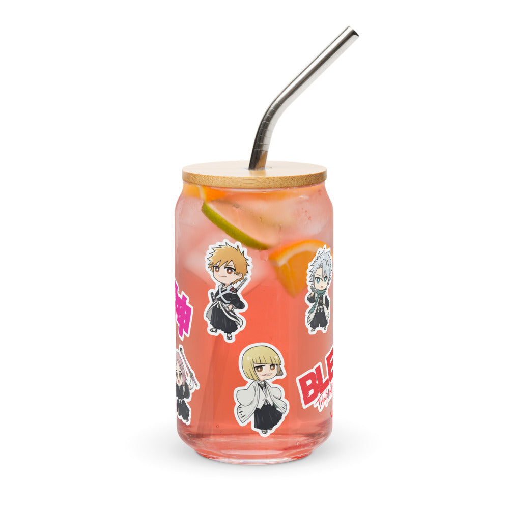 BLEACH: Thousand-Year Blood War Soul Reaper Chibi Can Shaped Glass