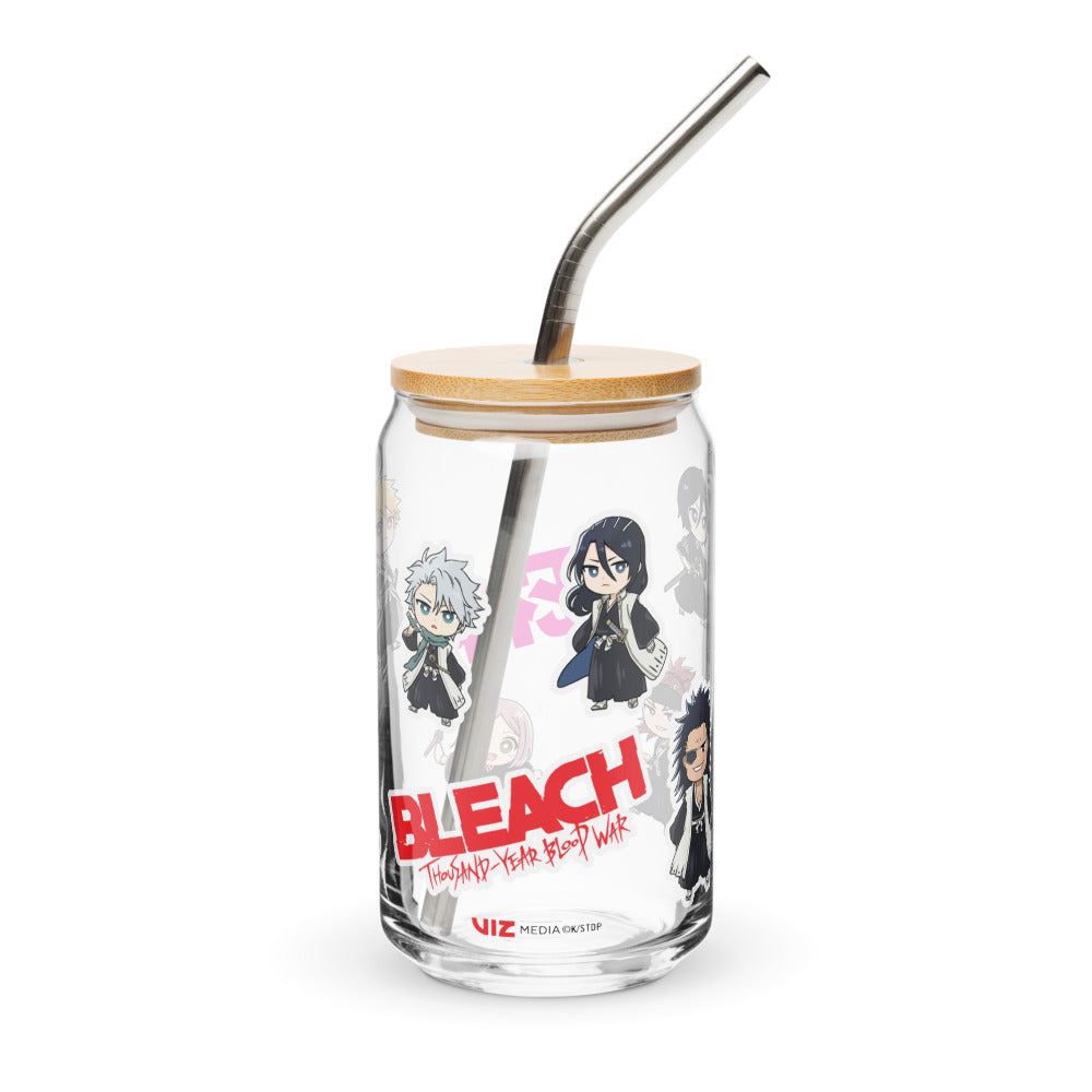 BLEACH: Thousand-Year Blood War Soul Reaper Chibi Can Shaped Glass