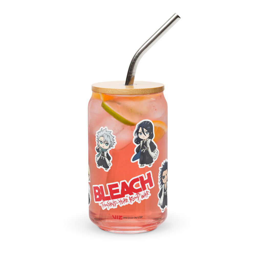 BLEACH: Thousand-Year Blood War Soul Reaper Chibi Can Shaped Glass