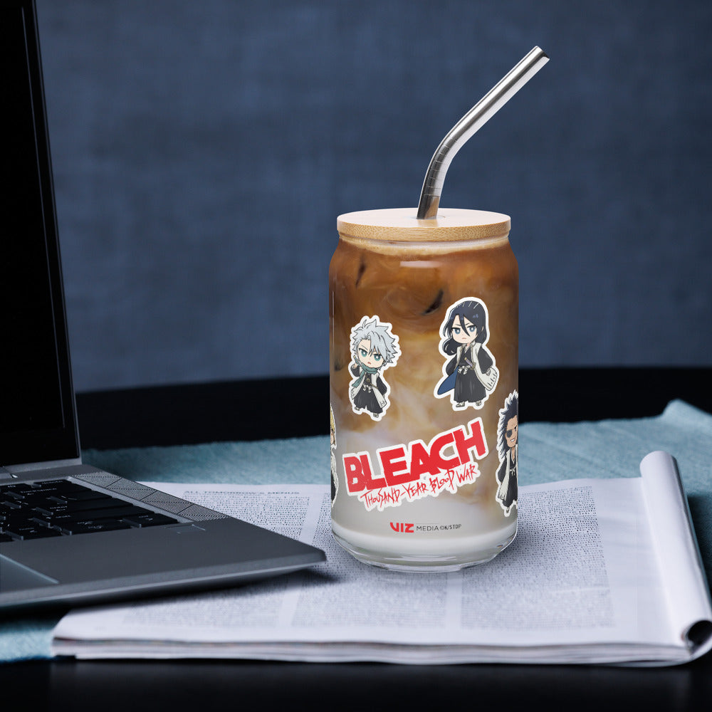 BLEACH: Thousand-Year Blood War Soul Reaper Chibi Can Shaped Glass