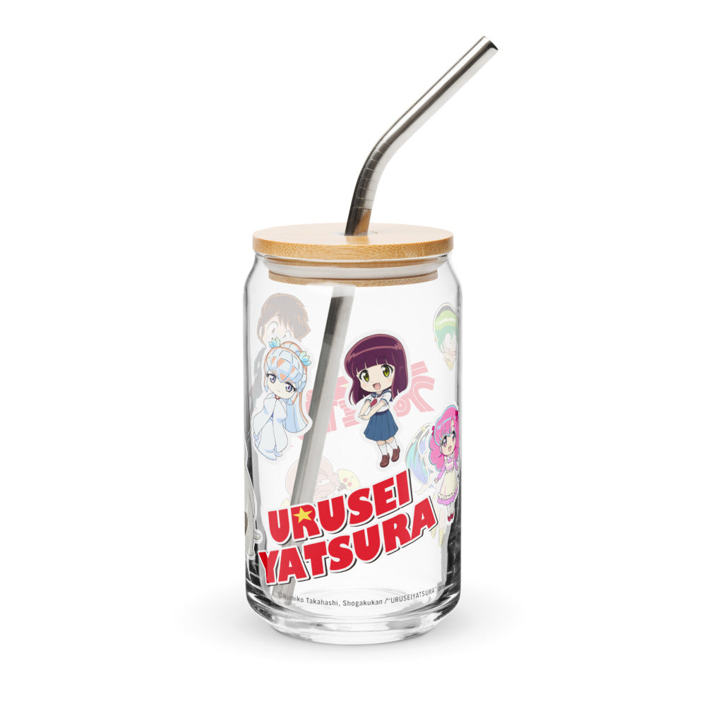 Urusei Yatsura Chibi Can-Shaped Glass