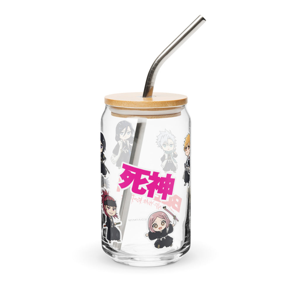 BLEACH: Thousand-Year Blood War Soul Reaper Chibi Can Shaped Glass