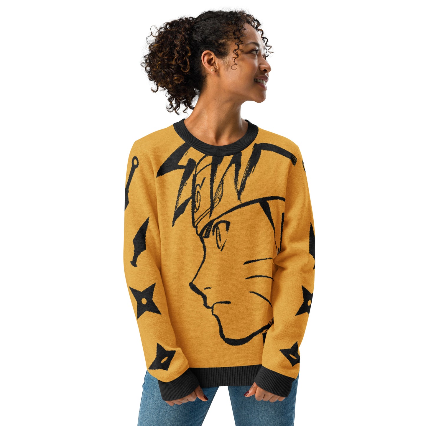 Naruto Shippuden Knit Holiday Sweater of Naruto Uzumaki