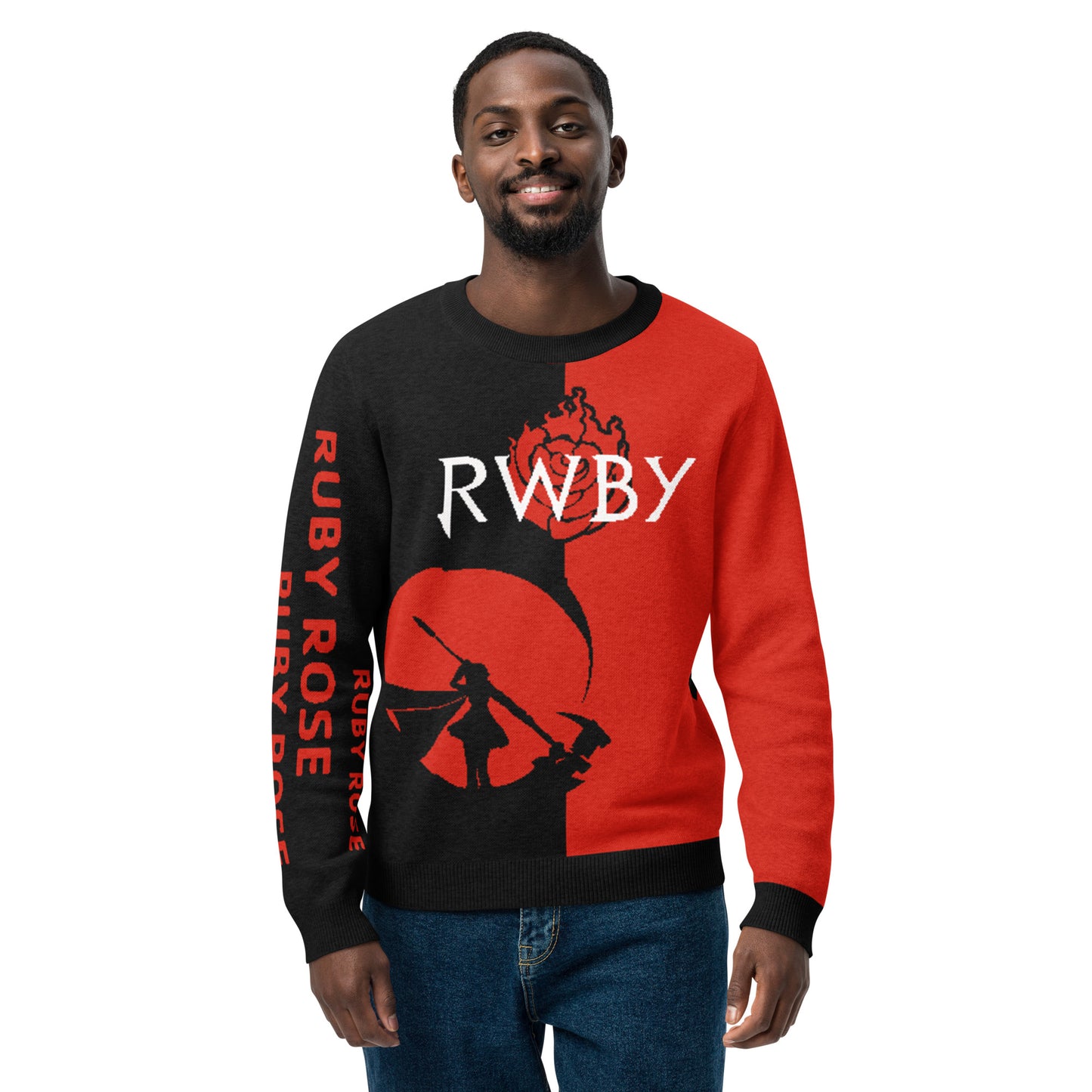 RWBY Knit Holiday Sweater of Ruby Rose