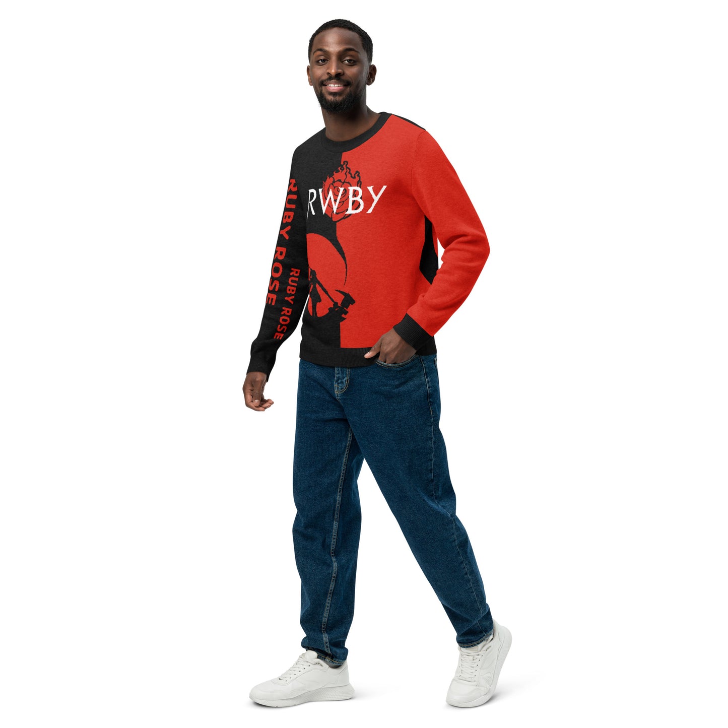 RWBY Knit Holiday Sweater of Ruby Rose