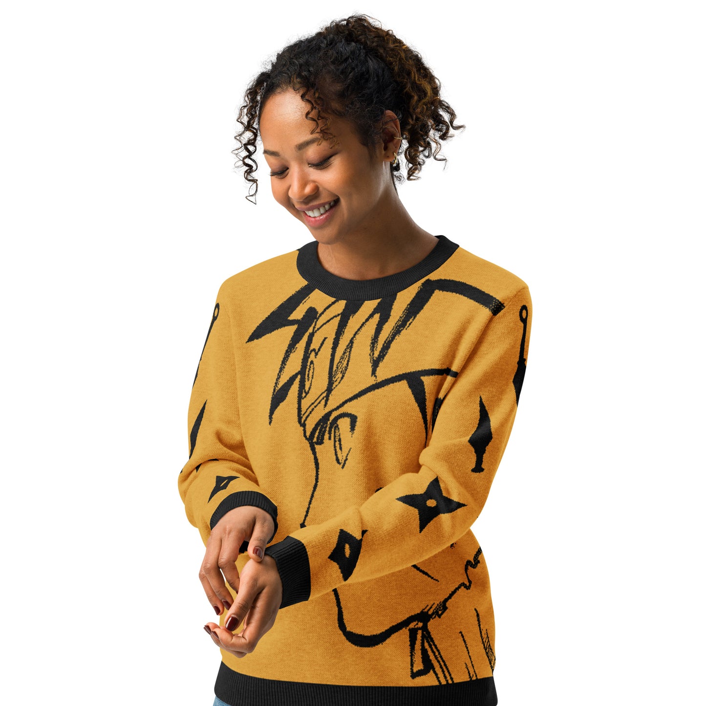 Naruto Shippuden Knit Holiday Sweater of Naruto Uzumaki