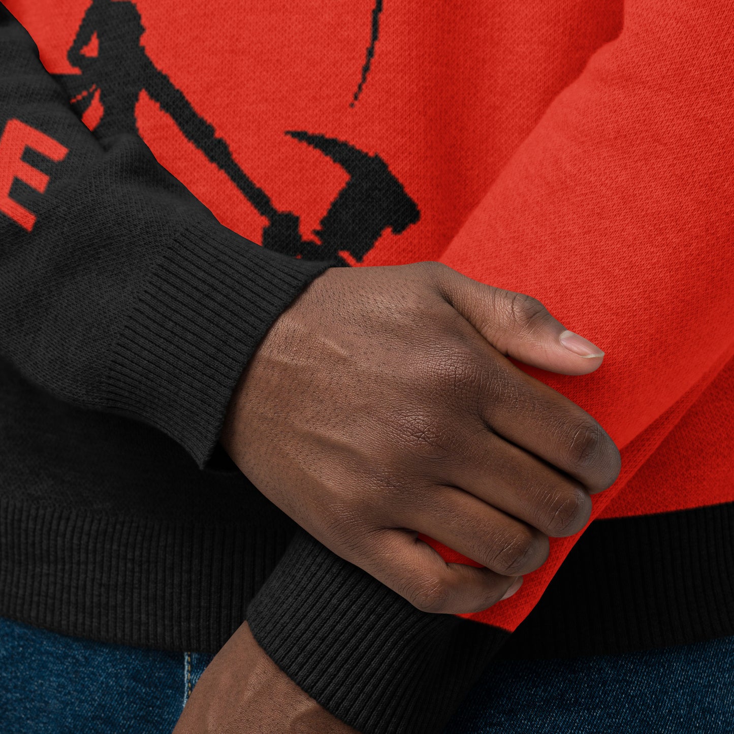 RWBY Knit Holiday Sweater of Ruby Rose