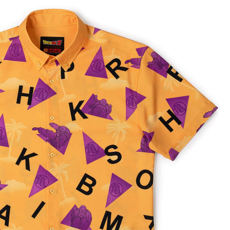 Dragon Ball Z x RSVLTS The Turtle Hermit button-down shirt, front view