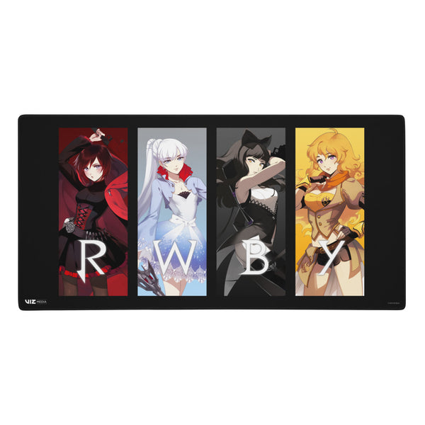 RWBY ヴァイスシュヴァルツ公式 ラバーマット ヴァイスシュヴァルツ ゲーミングラバーマット