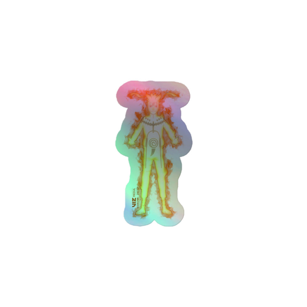 Naruto Shippuden Bijuu Mode Holographic Sticker