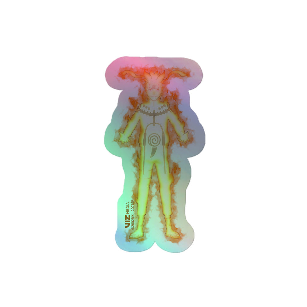 Naruto Shippuden Bijuu Mode Holographic Sticker