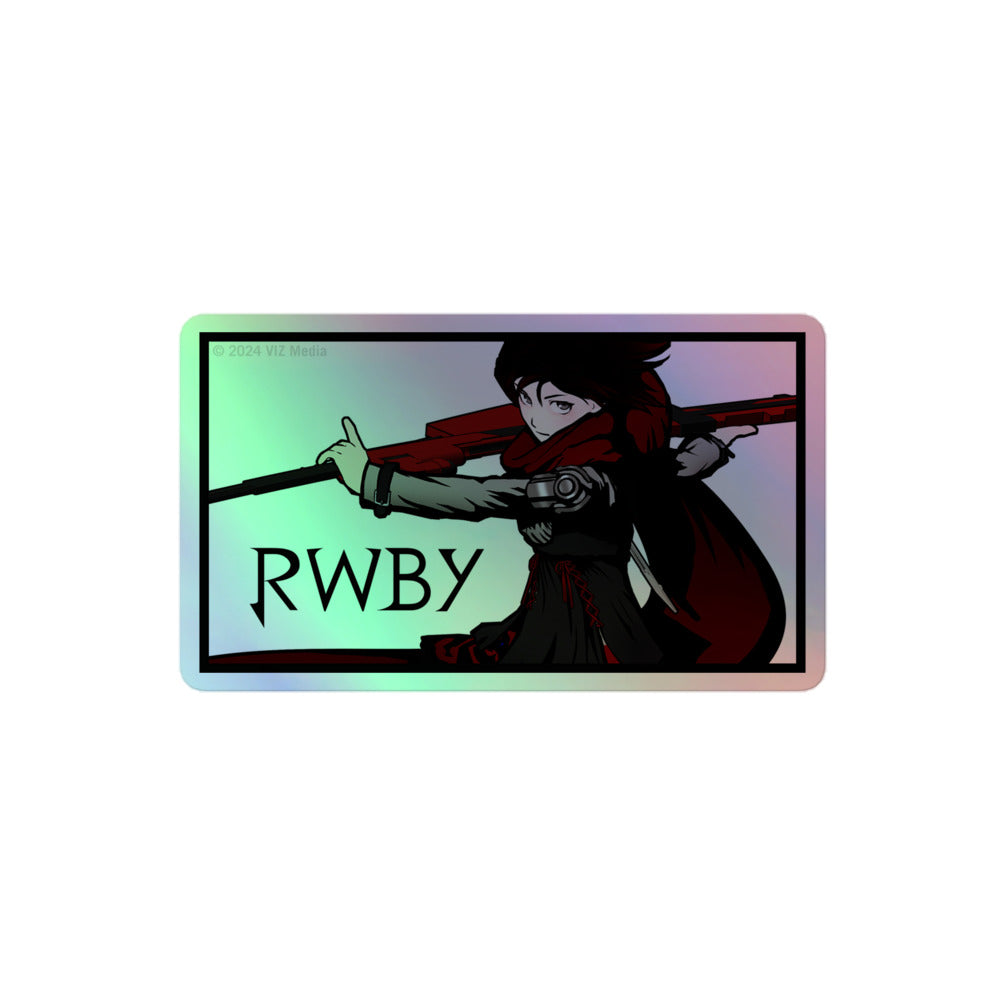RWBY Ruby Pose Holographic Sticker
