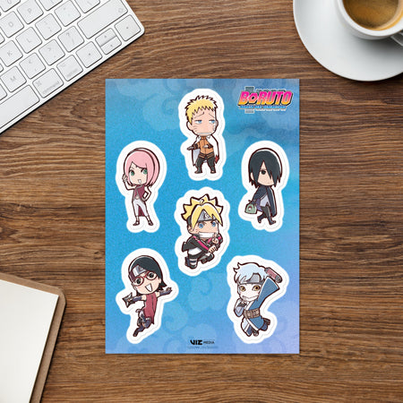 Boruto Chibis Sticker Sheet