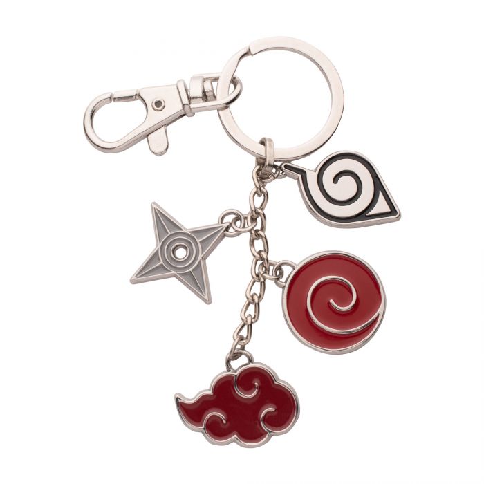 Naruto Cloud Multi Charm Keychain