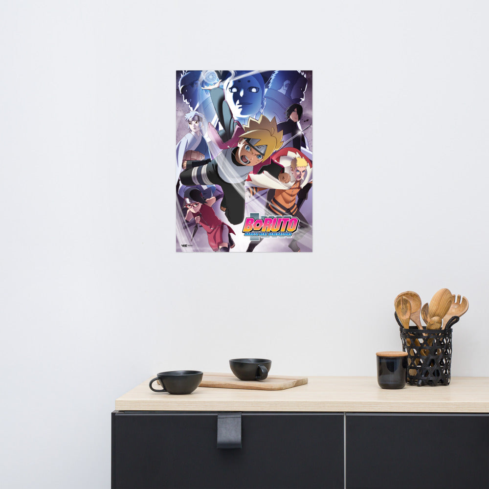 Boruto Rasengan Key Art Premium Poster