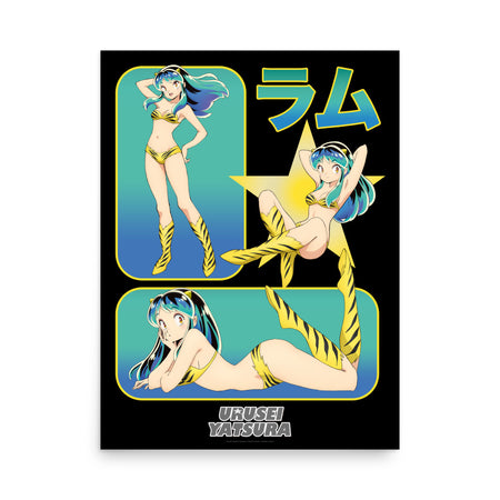 Urusei Yatsura Heartthrob Premium Poster