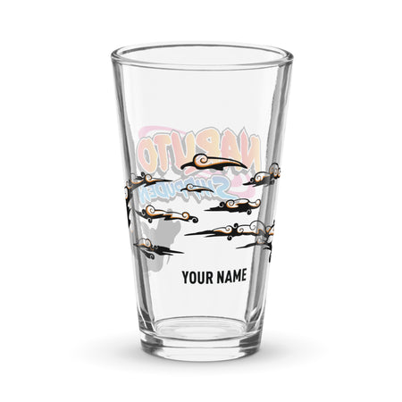 Naruto Shippuden Logo Personalized Pint Glass