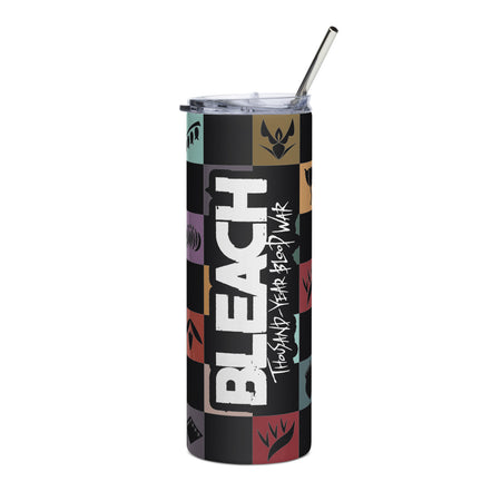 BLEACH: Thousand-Year Blood War Soul Reaper Checkered Stainless Steel Tumbler