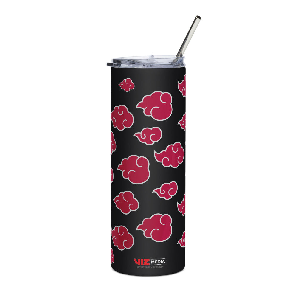 Naruto Shippuden Cloud Pattern Stainless Steel Skinny Tumbler